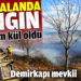 Susurluk’ta 20 dönüm sazlık alan yandı