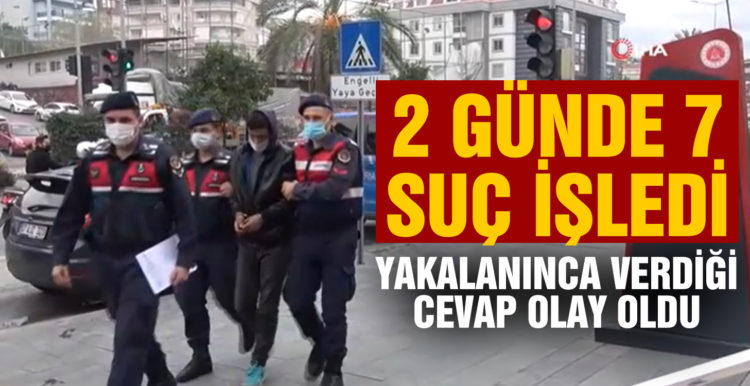 Antalya’da 2 günde 7 motosiklet çaldı ‘adam mı öldürdük’ dedi
