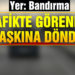 Ana yolda kaputu açık yol aldı, görenler şaştı kaldı