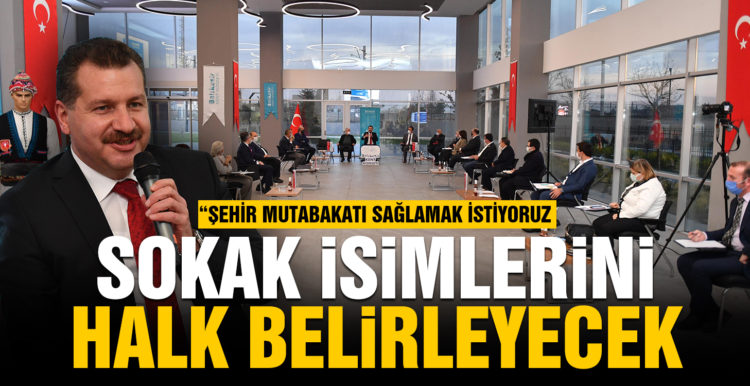 Sokak isimlerini şehir belirleyecek
