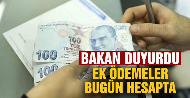 Bakan Selçuk duyurdu! Kamu işçilerinin ilave tediyeleri bugün hesaplara yatacak