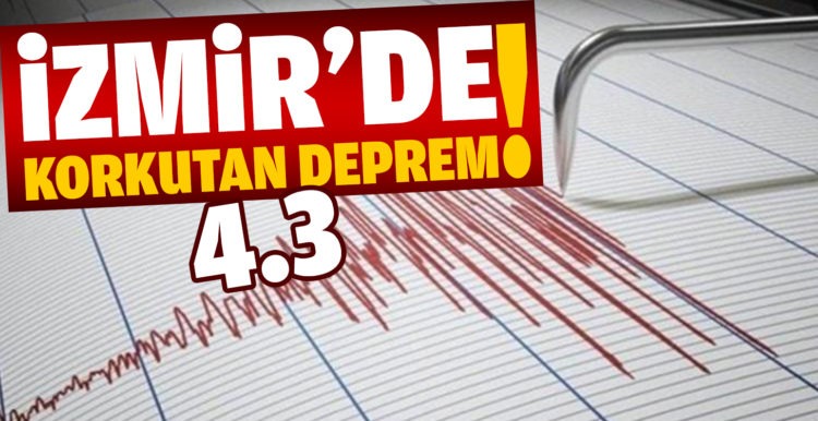 İzmir’de deprem!