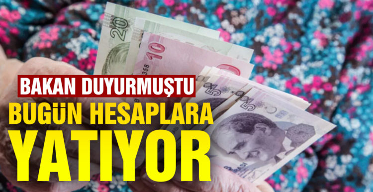 Evde bakım aylığı yatıyor..