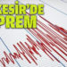 Balıkesir’de 2.4 şiddetinde deprem