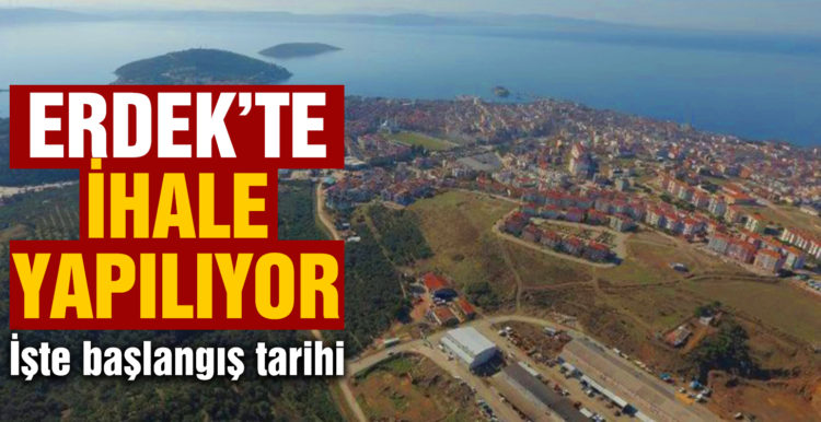 Erdek’e kanalizasyon ihalesi yapılıyor