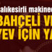 Balıkesirli makineci Bahçeli ve Aliyev için altın kaplama teber ve topuz yaptı
