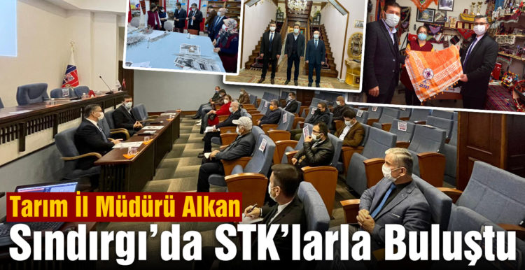 Tarım İl Müdürü Alkan Sındırgı’da STK’larla Buluştu