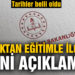 Milli Eğitim Bakanlığı’ndan uzaktan eğitimle ilgili yeni açıklama