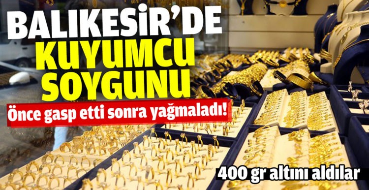 Balıkesir’de görülmemiş hırsızlık