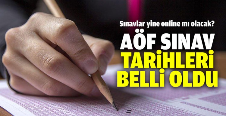 AÖF güz dönemi sınav tarihleri belli oldu