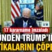 Biden, görevinin ilk gününden kritik kararlara imza attı