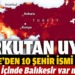 Bir uyarı da WWF’den: Türkiye’den 10 şehir küresel yüksek risk listesinde