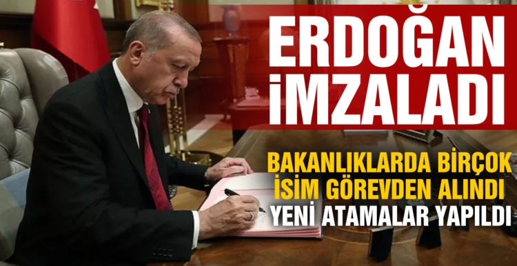 Cumhurbaşkanı Erdoğan imzaladı!