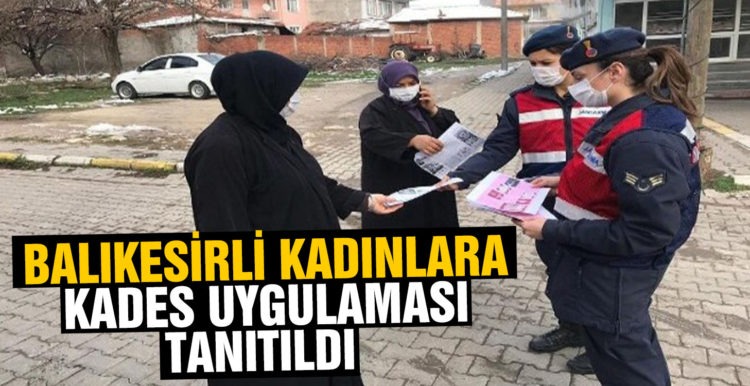 Balıkesirli kadınlara KADES uygulaması tanıtıldı