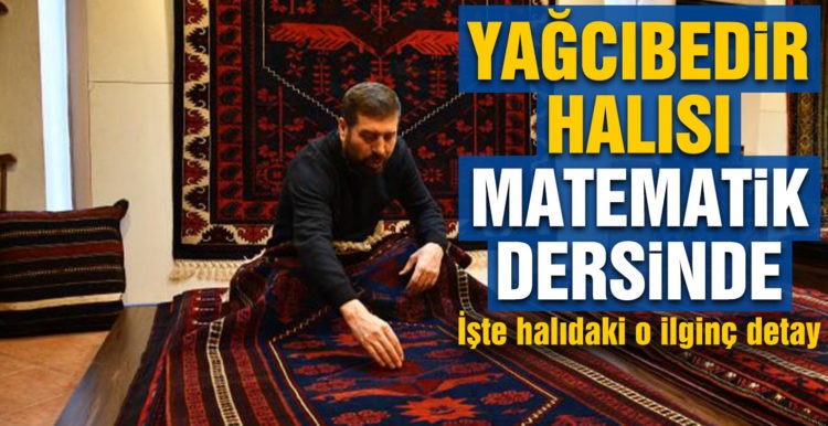 Yağcıbedir halısı matematik ders kitabında