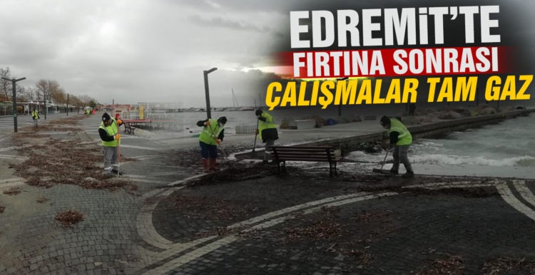Edremit Belediyesi yaraları sarıyor