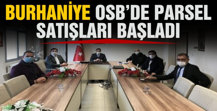 Burhaniye OSB’de parsel satışları tamamlandı