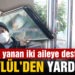 Altıeylül Belediyesinden evi yanan iki aileye yardım eli