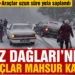 Kazdağları’nda onlarca araç kar nedeniyle mahsur kaldı