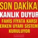 Bakanlık duyurdu! Gıda fiyatlarındaki artışa karşı Erken Uyarı Sistemi kuruluyor