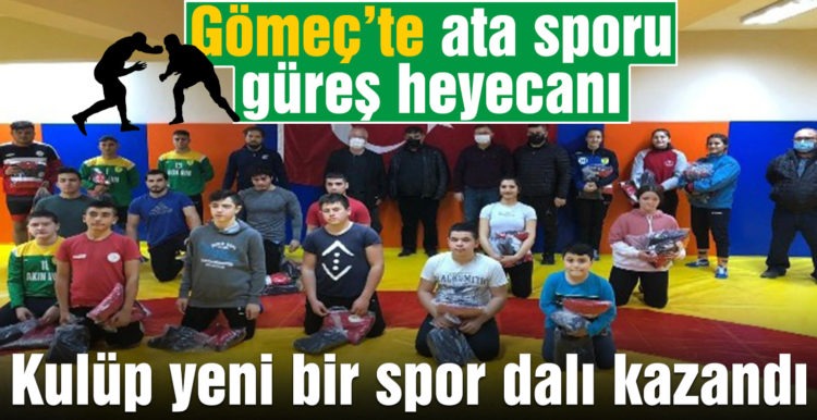 Gömeç’te ata sporu güreş heyecanı