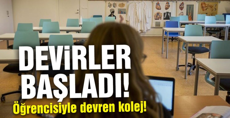 Salgın özel okulları vurdu: Öğrencisiyle devren kolej!