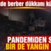 Balıkesir’de berber dükkanı küle döndü