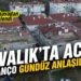Ayvalık’ta meydana gelen hortumun bilançosu gün ağarınca ortaya çıktı