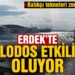 Erdek’te Lodos etkili oluyor