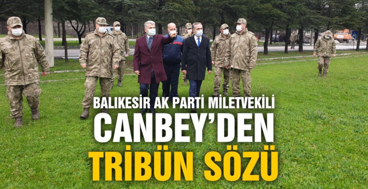 Canbey’den tribün sözü