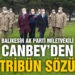 Canbey’den tribün sözü