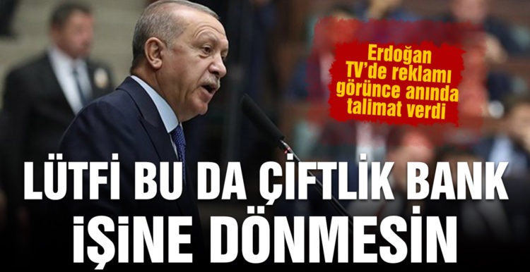 Cumhurbaşkanı Erdoğan talimat verdi: Çiftlik Bank işine dönmesin