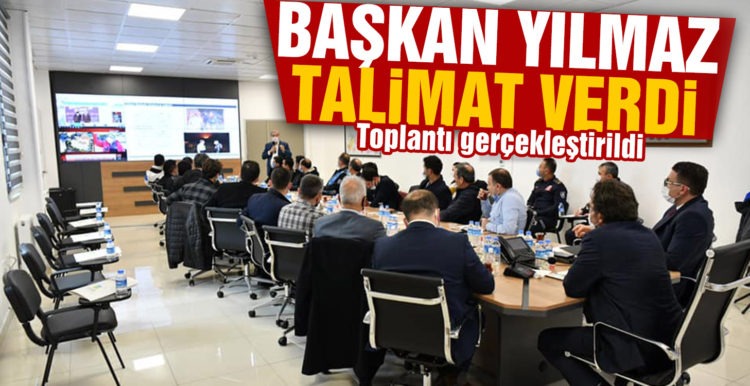 “Kış Tedbirleri Koordinasyon Toplantısı” gerçekleştirildi