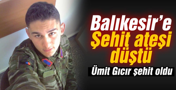 Şehidimiz var