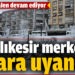 Balıkesir merkezi kara uyandı