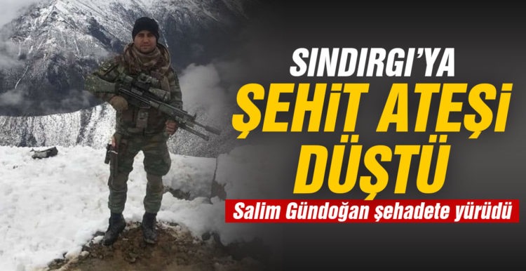 Sındırgı’ya şehit ateşi düştü