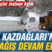 Kazdağları’nda kar yağışı devam ediyor