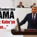 AK Parti’li Canbey’den Boğaziçi Üniversitesi önünde Kabe fotoğrafının yere serilmesine kınama