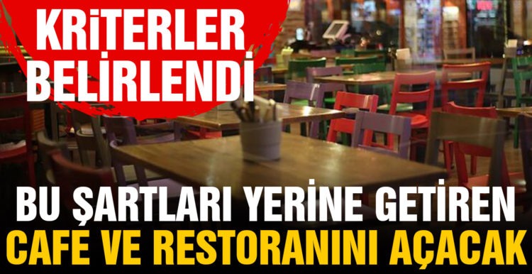 Kafe ve restoranlarda hangi önlemler alınacak? TSE kriterleri belirledi