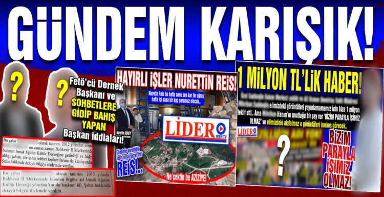 Gündem karışık!