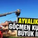 Ayvalık’ta göçmen kuşlara itfaiye ve Milli Parklar şefkati