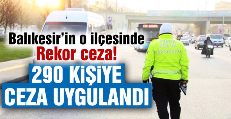 290 kişiye ceza uygulandı