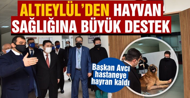 Altıeylül’den hayvan sağlığına büyük destek