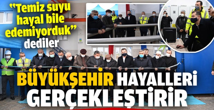 Yılların su sorunu çözüldü