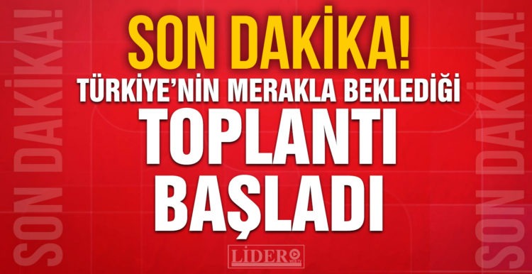 Son Dakika: Cumhurbaşkanlığı Kabine toplantısı başladı