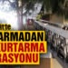 Edremit’te jandarmadan kedi kurtarma operasyonu
