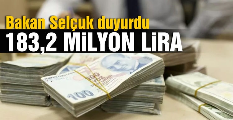 Bakan Selçuk duyurdu: Ramazan ayı öncesinde 183 milyon lira aktarıldı