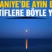 Burhaniye’de ayın batımı böyle görüntülendi