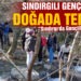 Sındırgılı gençlerden doğa da temizlik çalışması