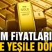 Altın fiyatlarında ibre yeşili gösterdi: 13 Mart gram, çeyrek altın ve cumhuriyet altını ne kadar oldu?